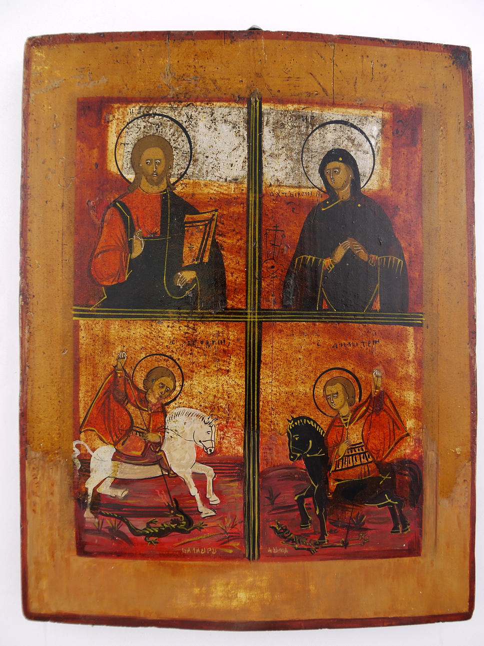 IKON, fyrsidig ikon, 1800-talets mitt århundrade.