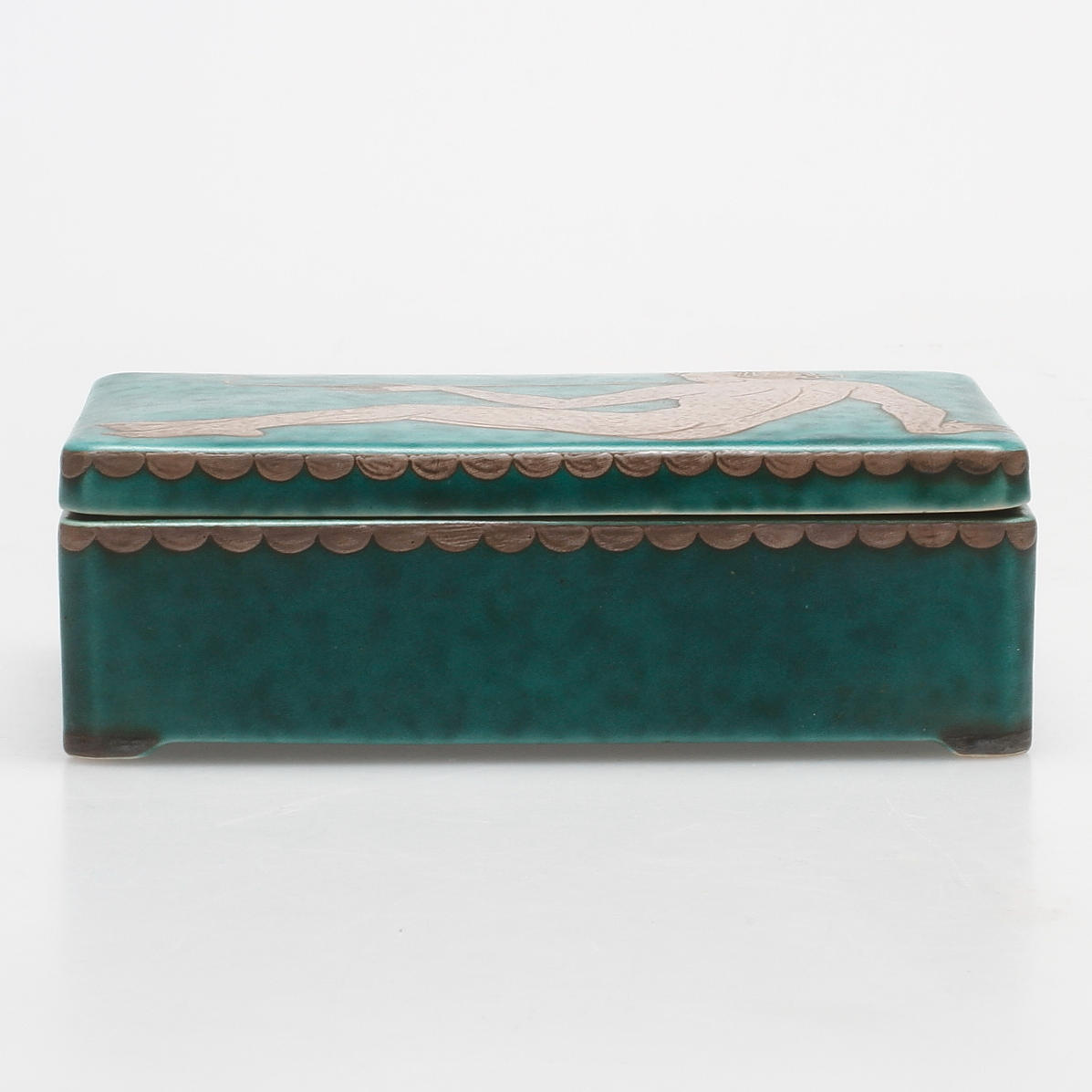 LOCKASK, stengods, Argenta, Wilhelm Kåge, Gustavsberg.