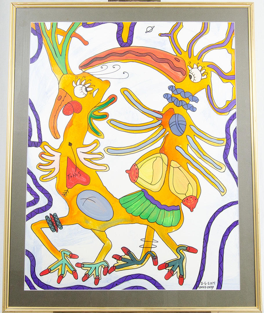 SVEN GÖRAN SVENSSON. Mixed technology. Signed.