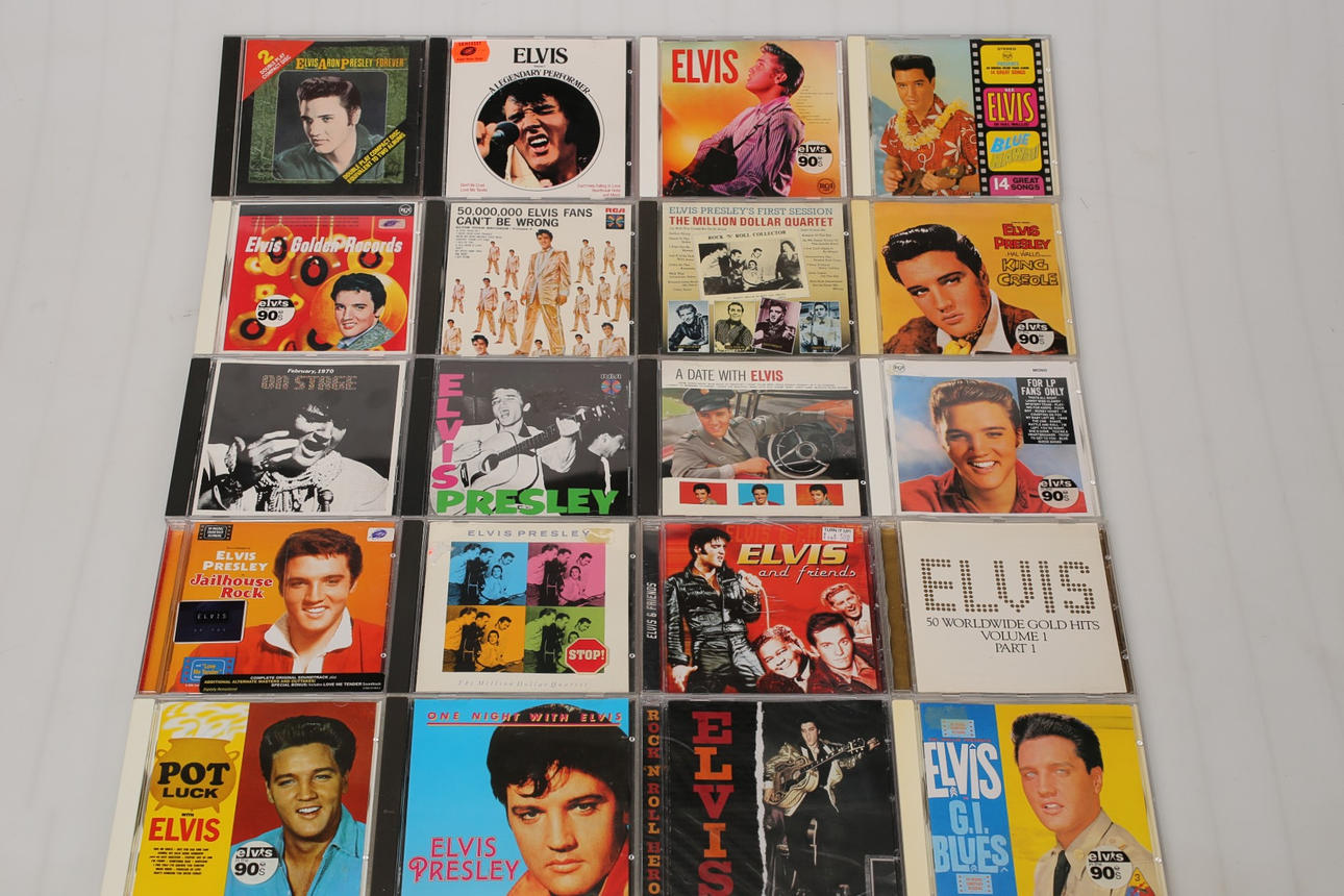 ELVIS PRESLEY, CDs, 20 pieces.