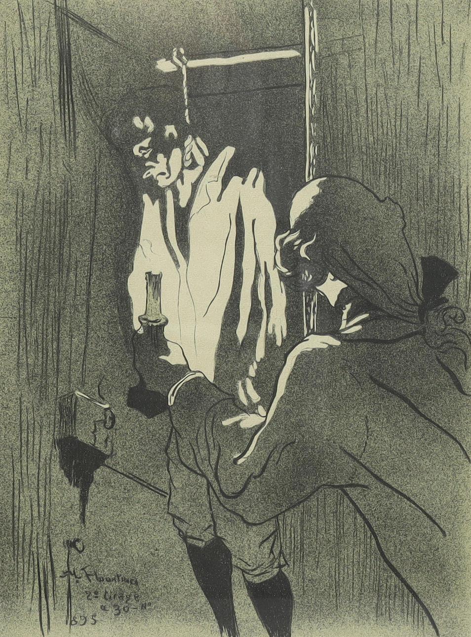 HENRI DE TOULOUSE-LAUTREC. EFTER. Litografi.