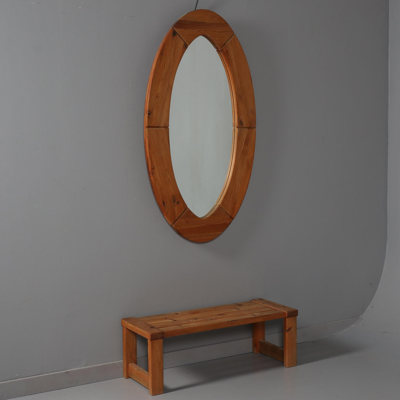 HALLMÖBLER, 2 delar, Glasmäster Markaryd, 1900-talets andra hälft.