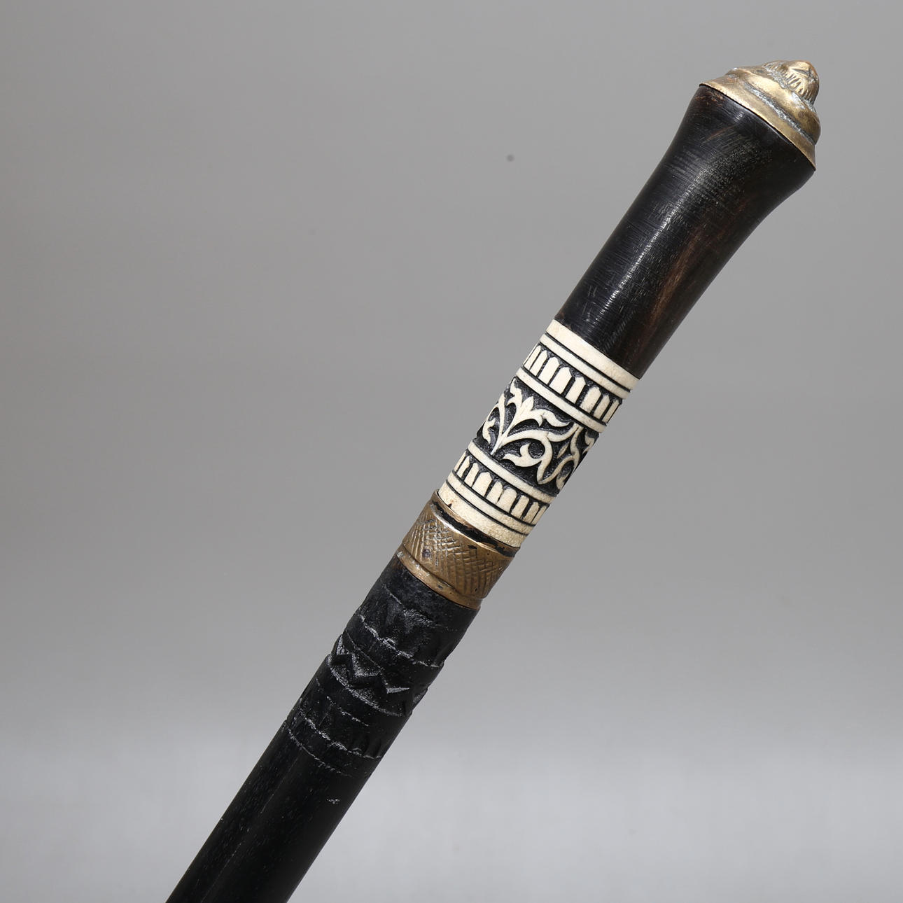 SWORD CANE, oriental, 20th century.