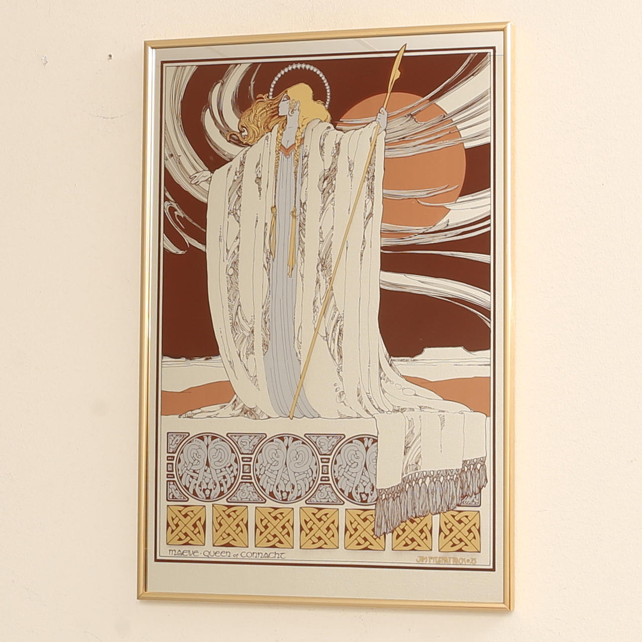 BAR MIRROR, Jim Fitzpatrick, 1975. Mirrors - Auctionet