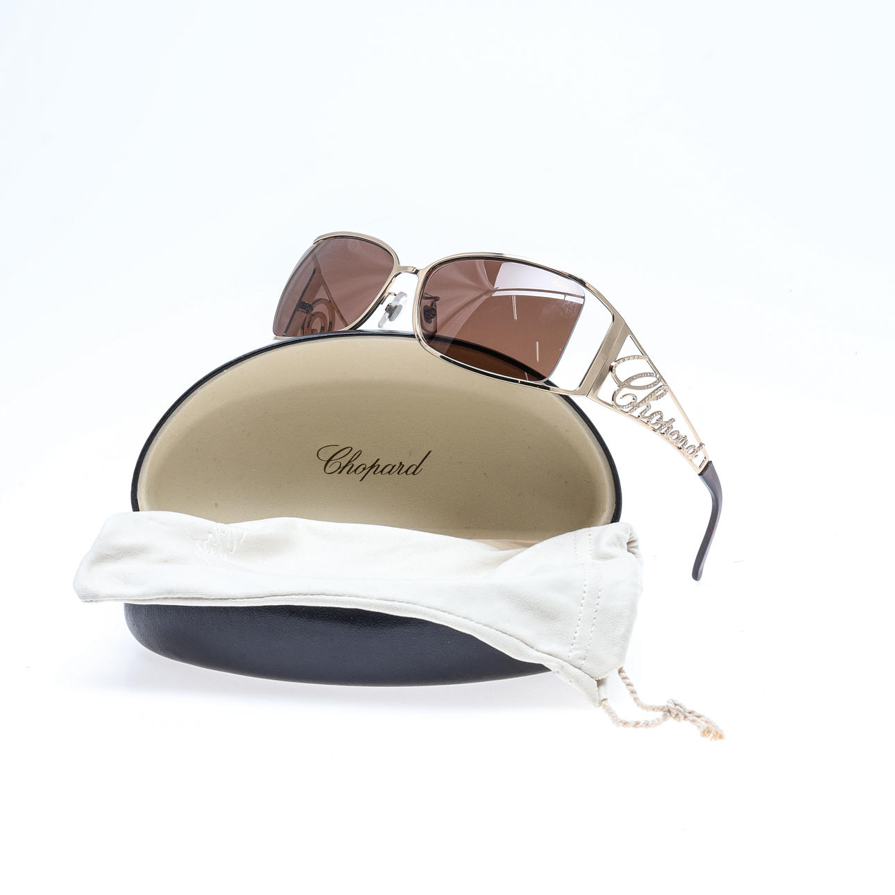 CHOPARD, Sonnenbrille mit Hartschalenetui.