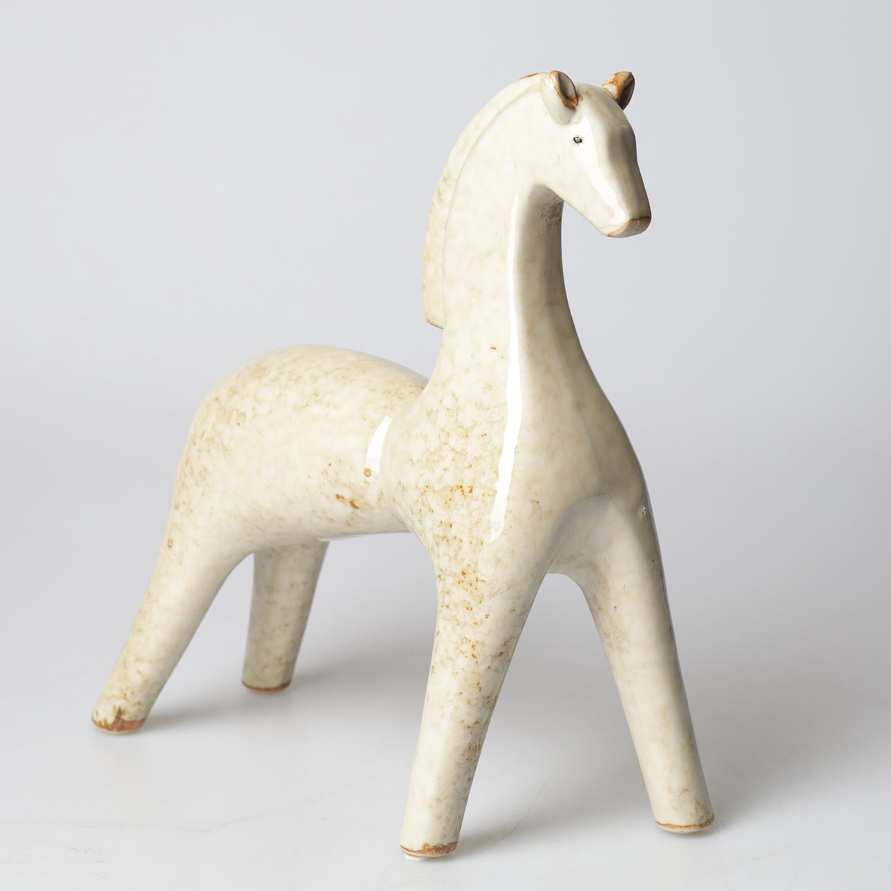 SKULPTUR, keramik, häst.