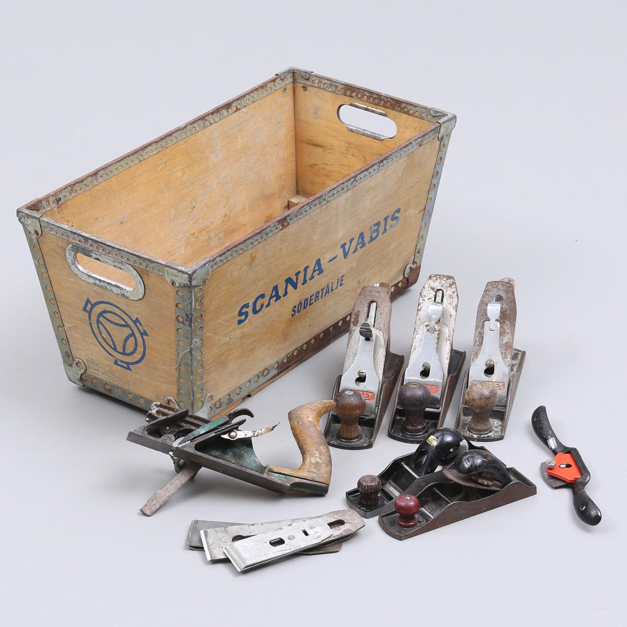 HYVLAR, 7 st, bla Stanley i låda.