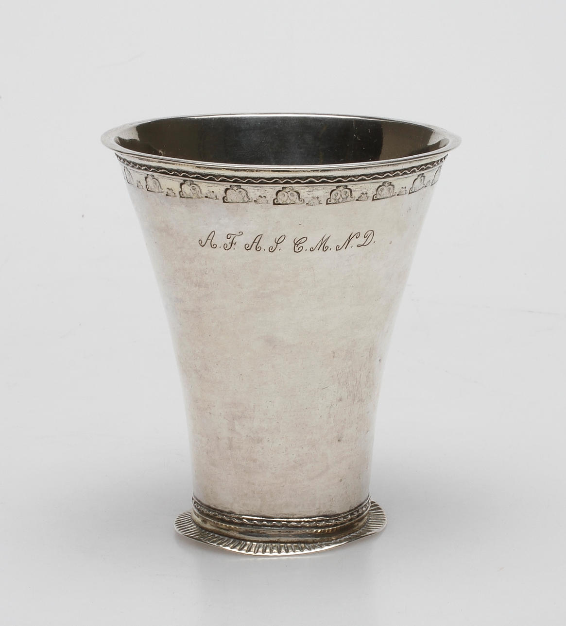 BÄGARE, silver, Nils Orstedt(verksam 1745-1769), Norrköping 1759.