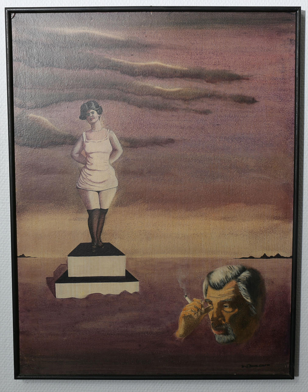 BO-GÖRAN DAHLGREN. Olja på pannå, 2 stycken, signerade B-G Dahlgren.