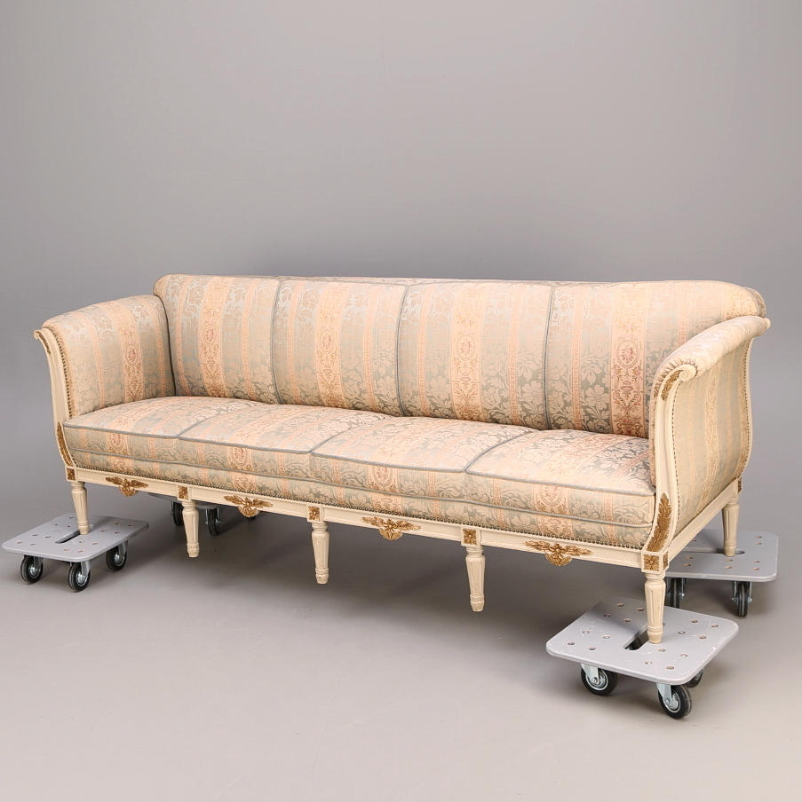 SOFFA, gustaviansk stil, 4-sits, 1900-tal.