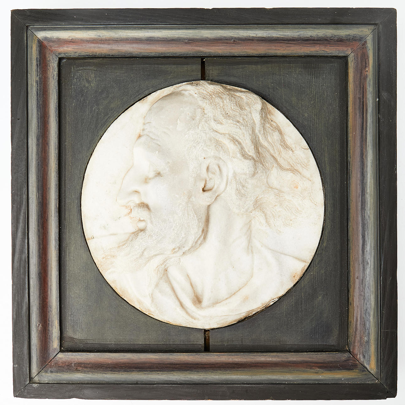 RELIEF, 19. Jahrhundert, Italien, Marmor.