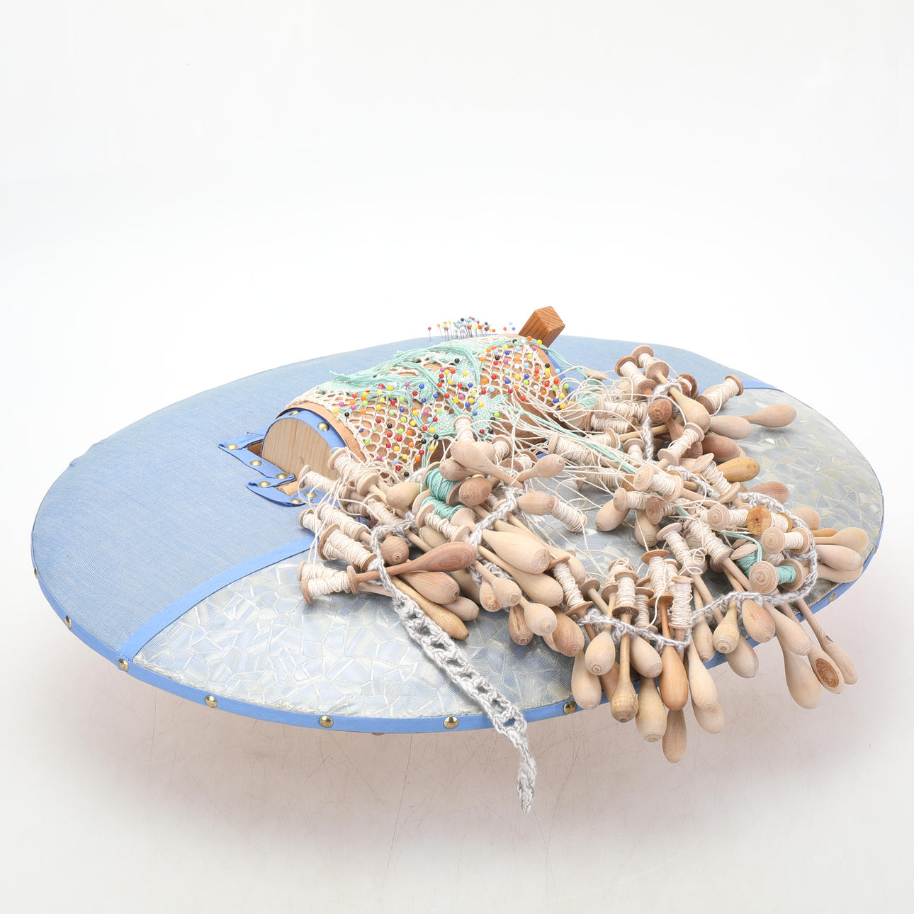 KNYPPELDYNA, komplett med spolar.