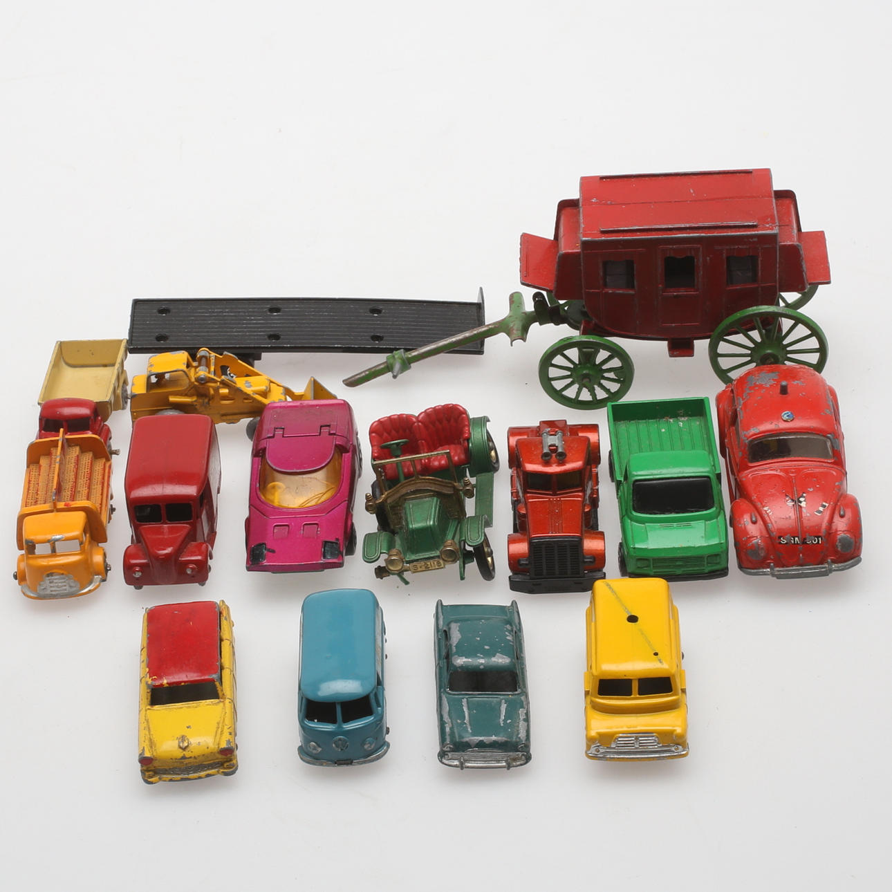 LEKSAKSBILAR, 15 st, små, England, mestadels Lesney, 1900-tal.