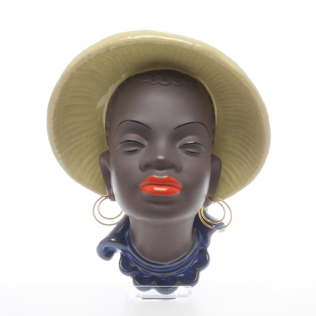 VÄGGRELIEF, keramik, Goldscheider, Västtyskland.