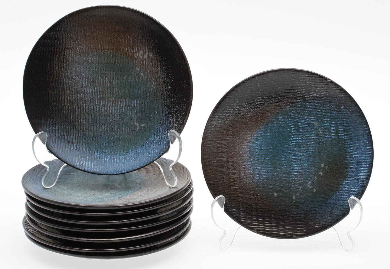 FRUKTTALLRIKAR, "Colora", 9 st, Ingrid Atterberg, Upsala Ekeby, 1960-tal.