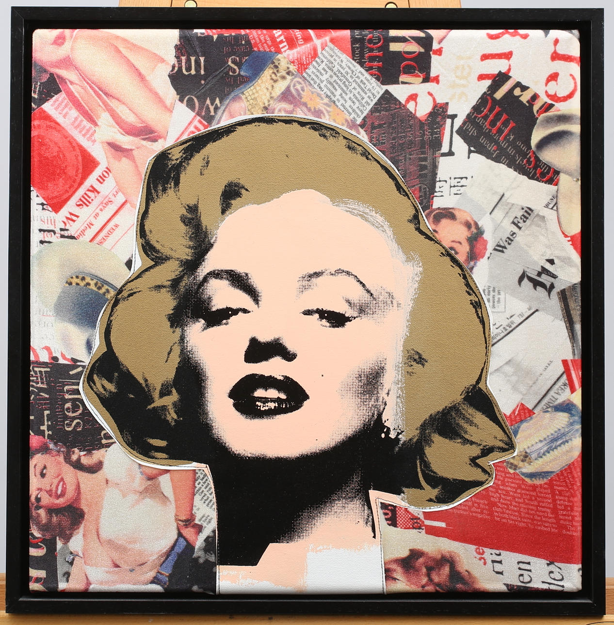 STEVE KAUFMAN (1960 NEW YORK-VAIL 2010). Marilyn Monroe på 1950-talets pinups.