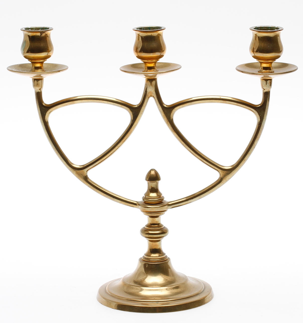 KANDELABER, mässing, Skultuna N10.