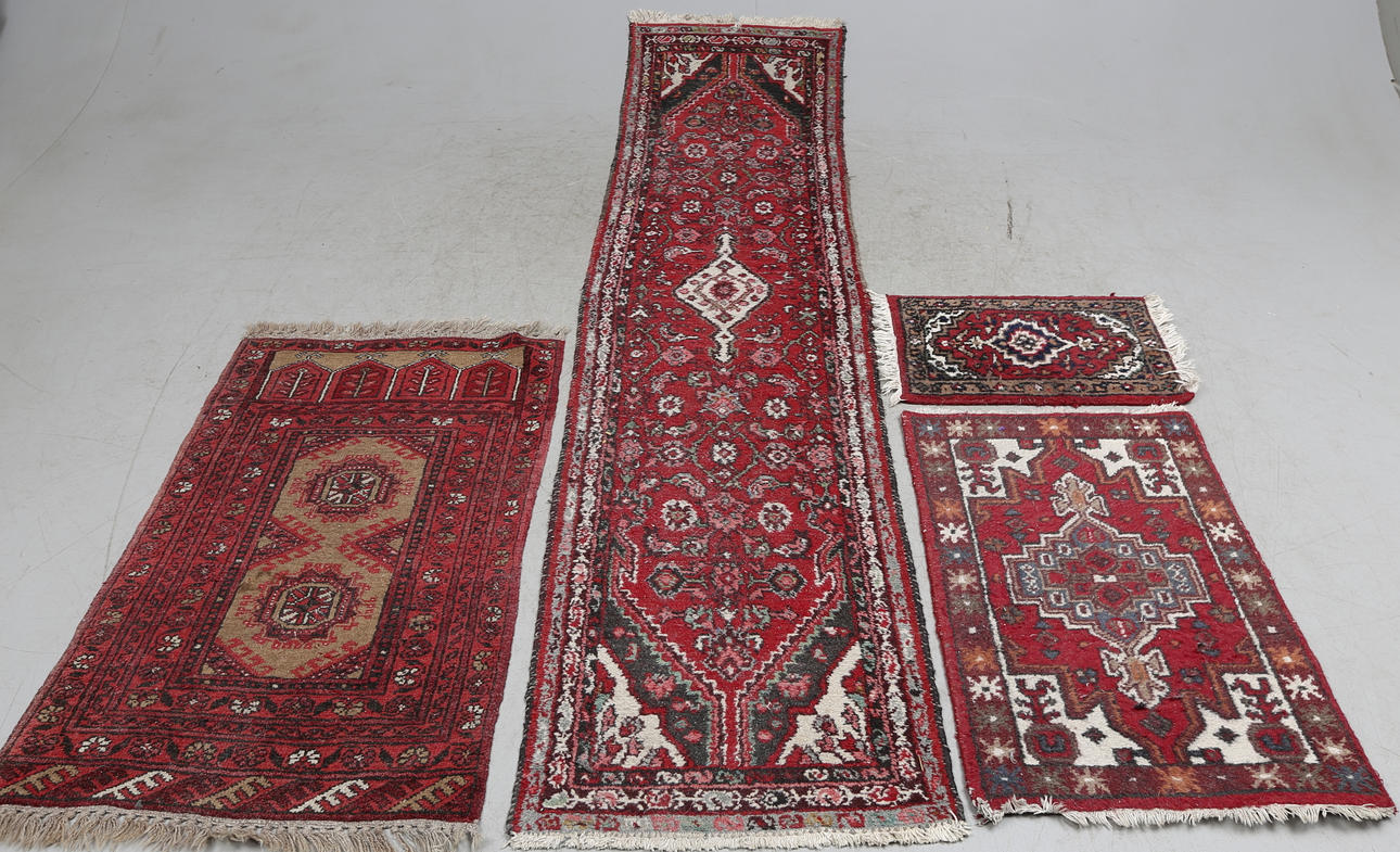 SMÅMATTOR, 4 st, orientaliska.