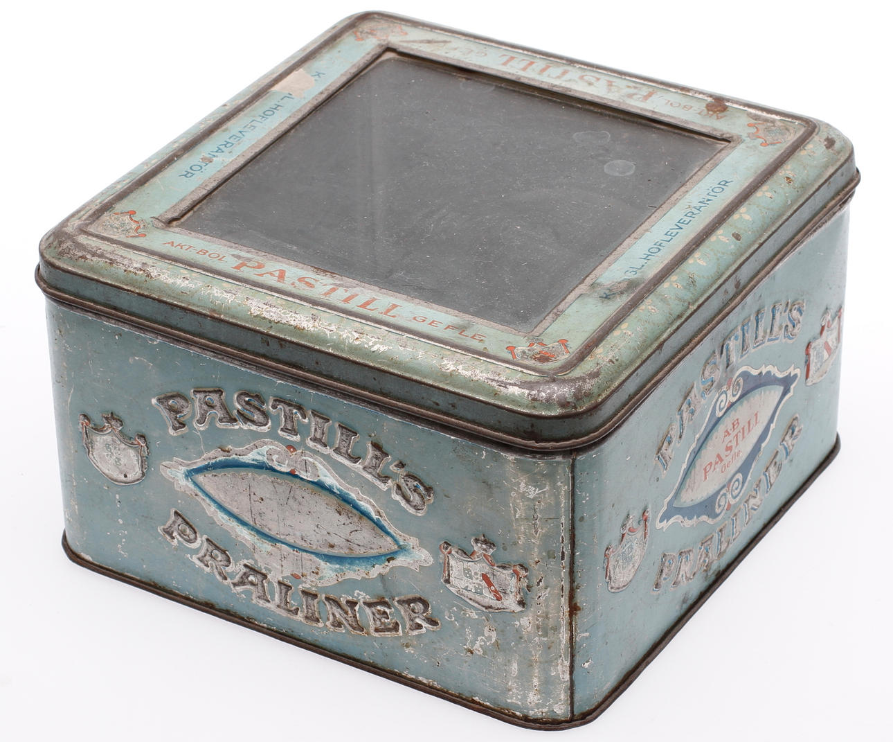 PLÅTBURK, Akt.-Bol Pastill, Gefle.