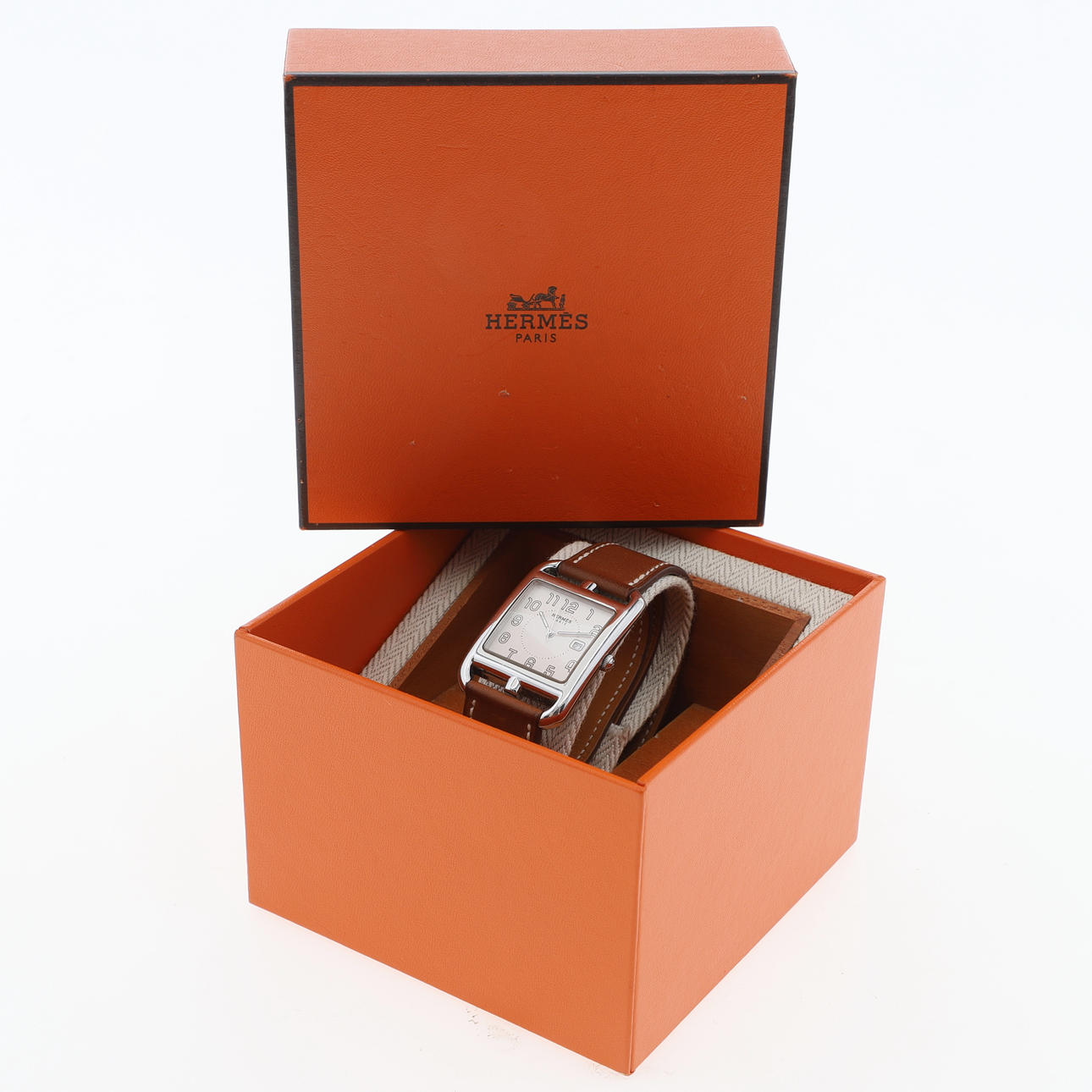 HERMÉS. wristwatch, "Cape Cod", quartz, contemporary.