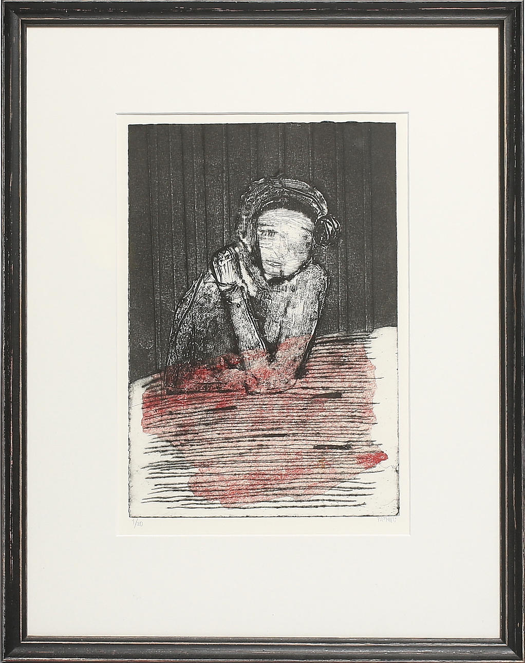 FREDRIK WIMMERCRANZ. Collografi, signerad "Frewim" och numrerad 1/20.