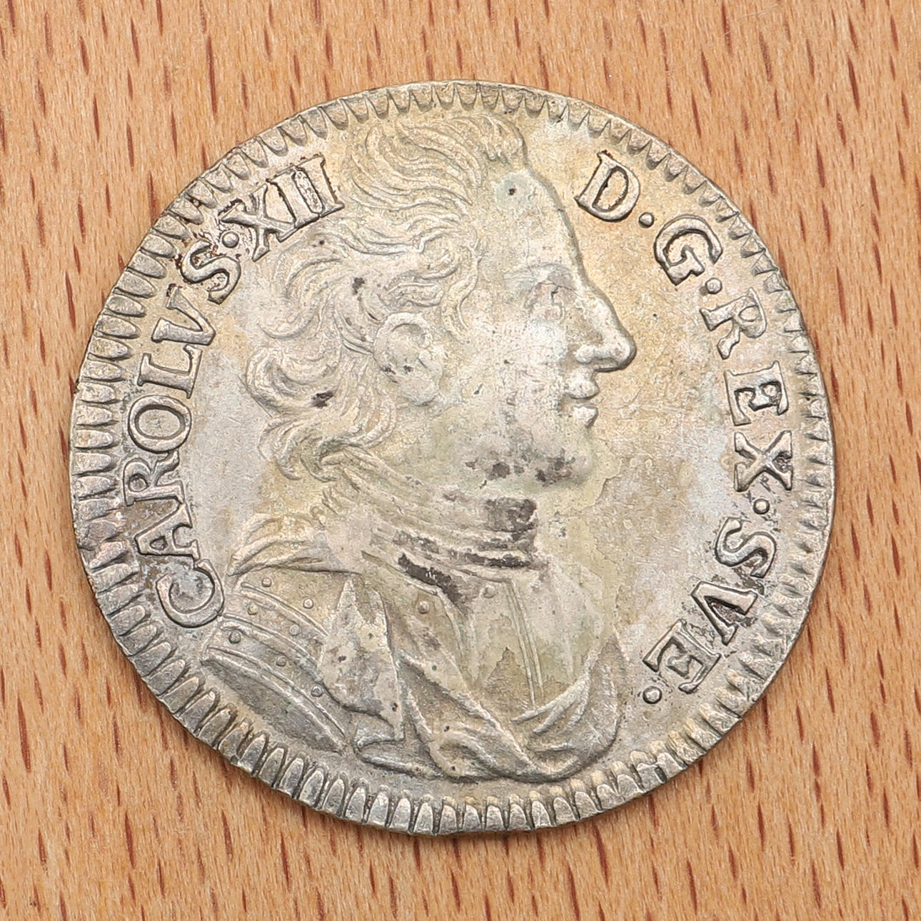 MYNT, 2 mark, Karl XII, 1708, silver.