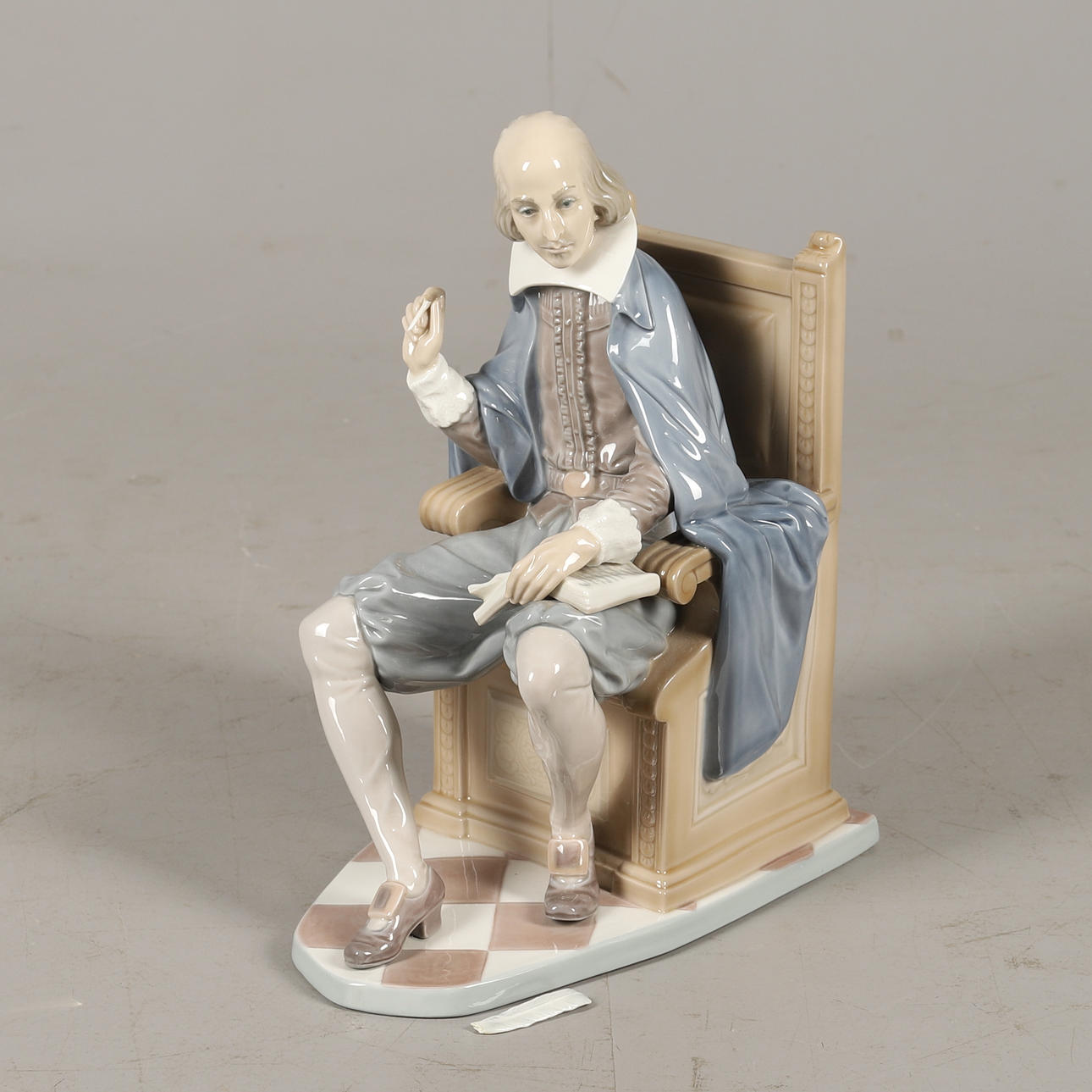 EN LLADRO FIGUR AV WILLIAM SHAKESPEARE.