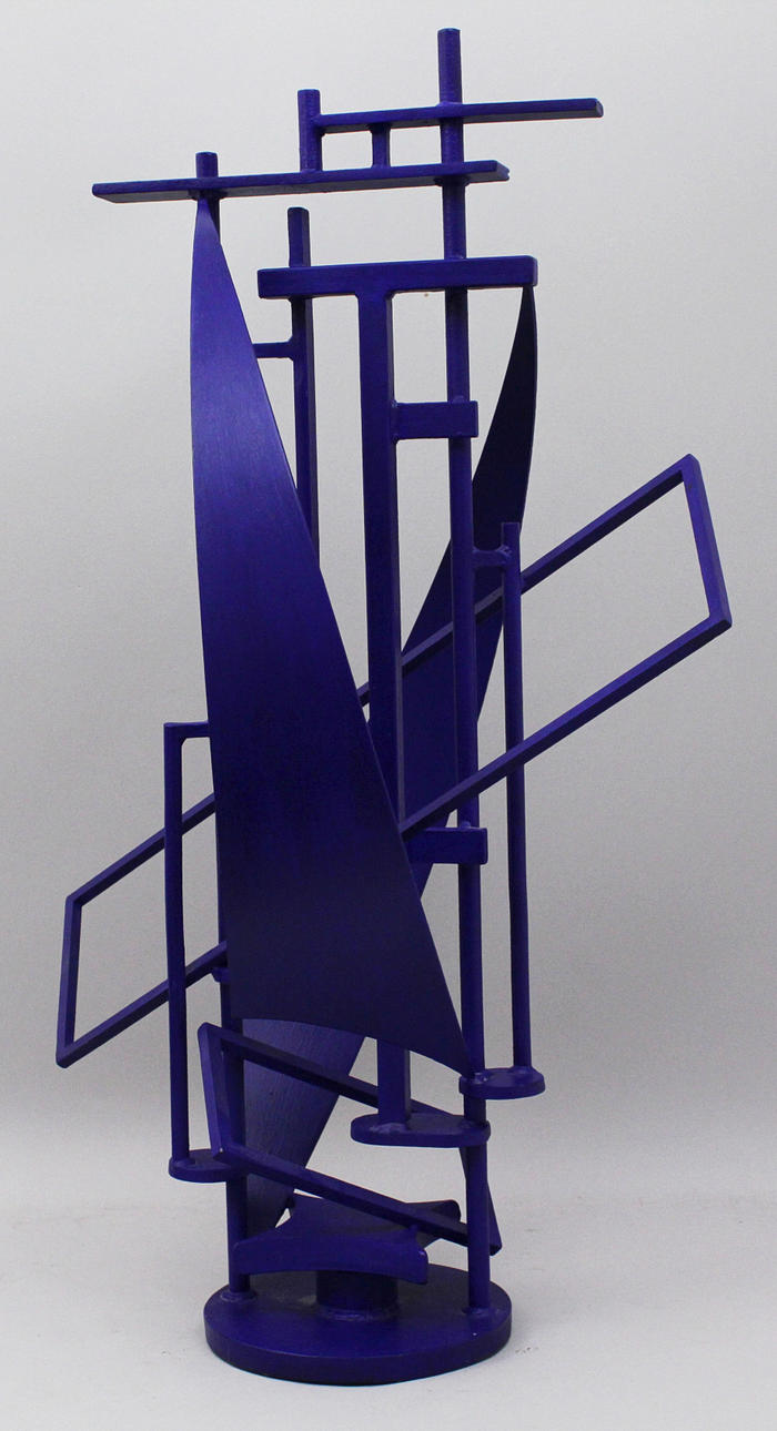 BENGT ROSENSTRÖM. Komposition. Skulptur. Bemålad stål. Monogramsign B R.