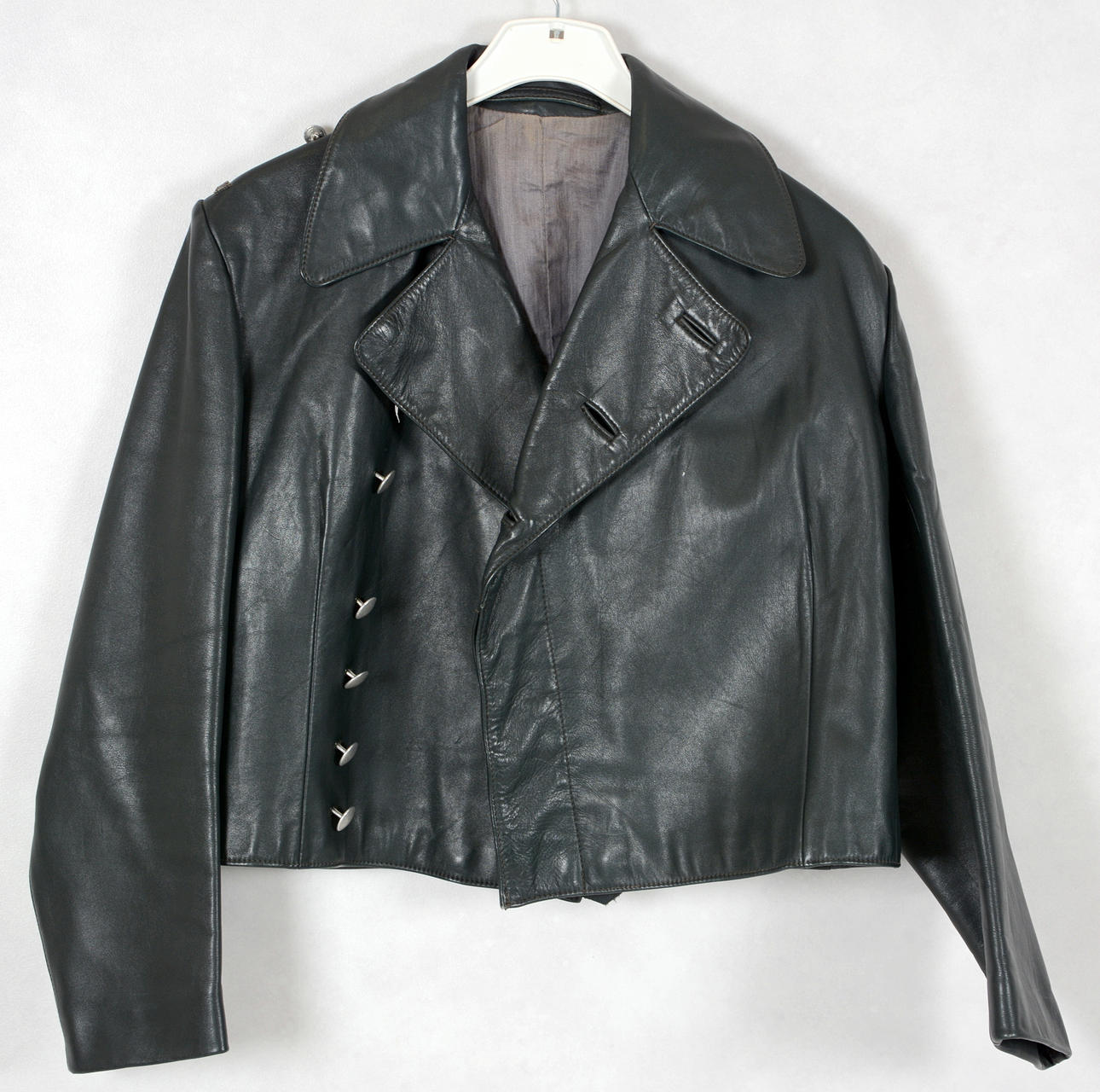 MC-JACKET, LEATHER, 1960s.