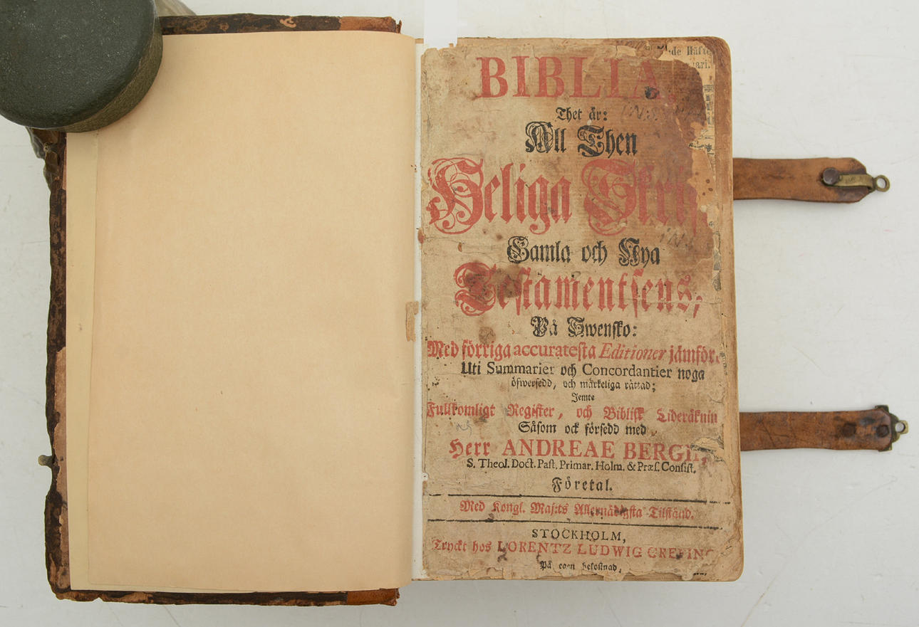 Biblia, pyhä kirjoitus. 1762.