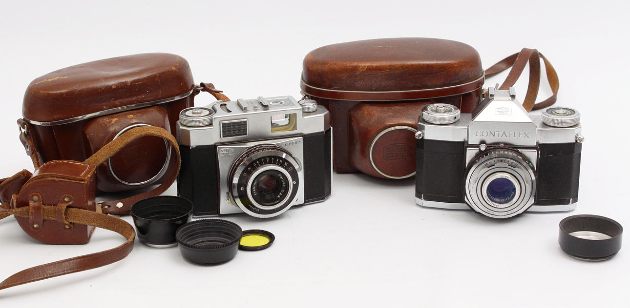 KAMERA PAKET, 2 st Zeiss Ikon.