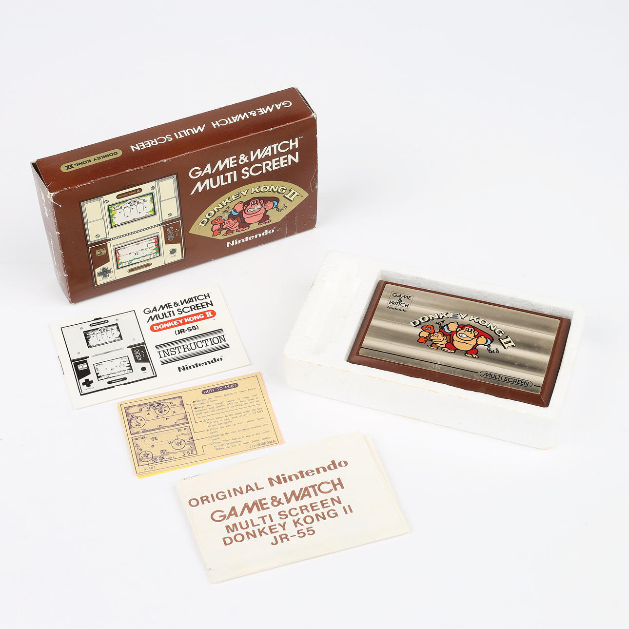 DONKEY KONG 2, Game & Watch, Nintendo, multi screen, 1983.