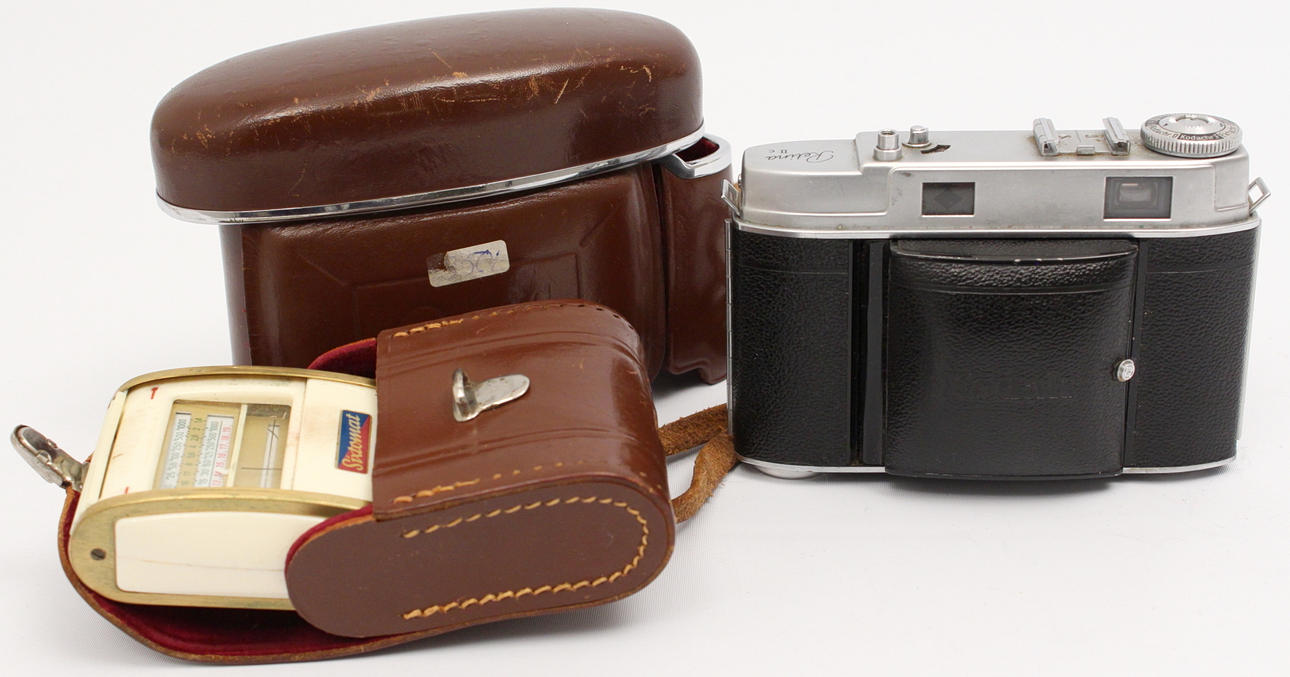 KAMERA, Kodak Retina ll C med ljusmätare.