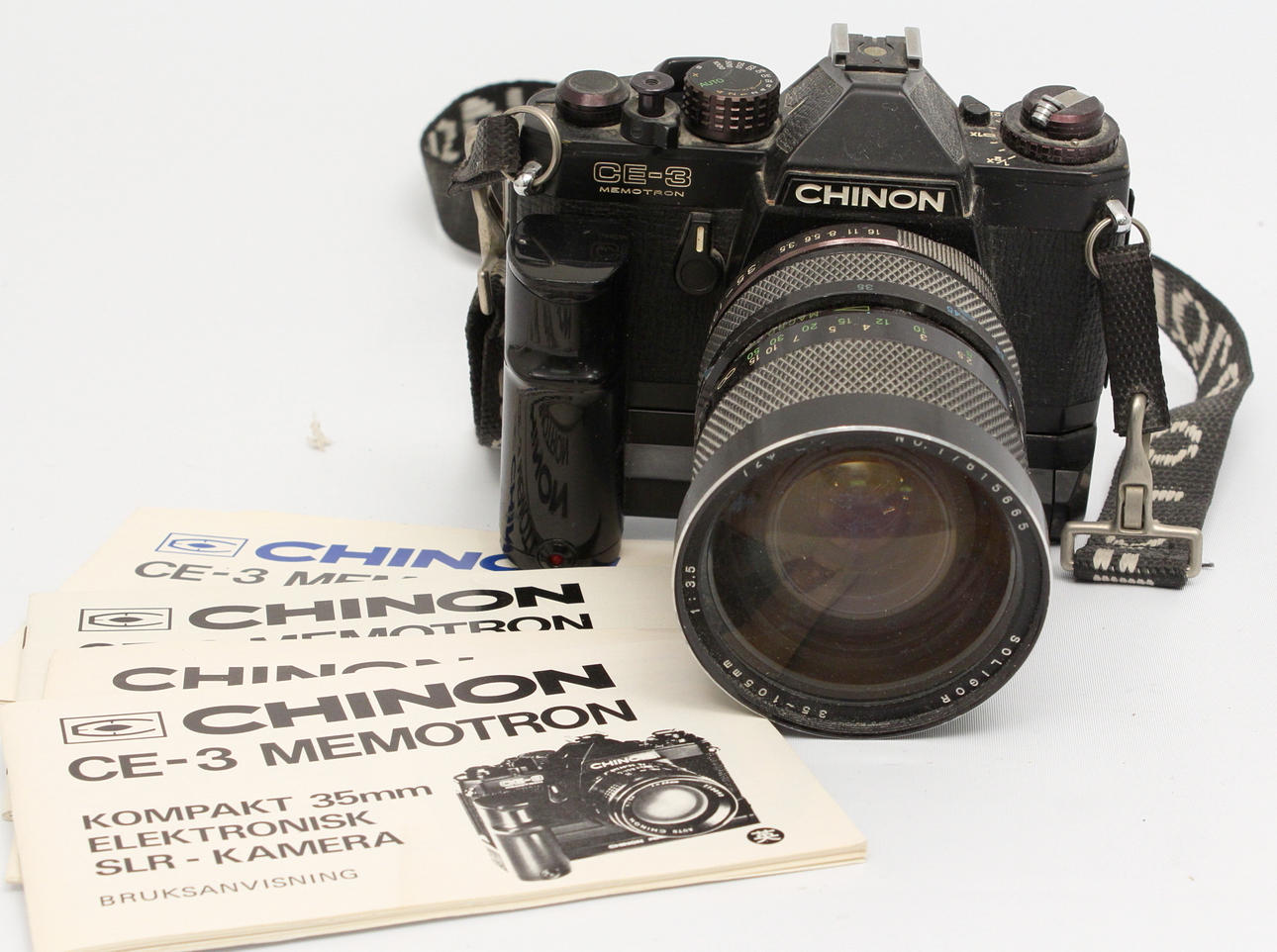 KAMERA, Chinon CE III Memotron med Winder.