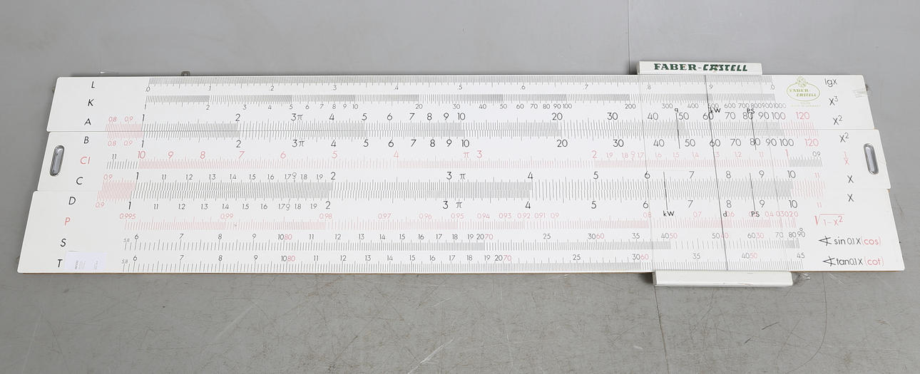 RÄKNESTICKA, undervisningsmaterial, Faber-Castell, 1900-tal.