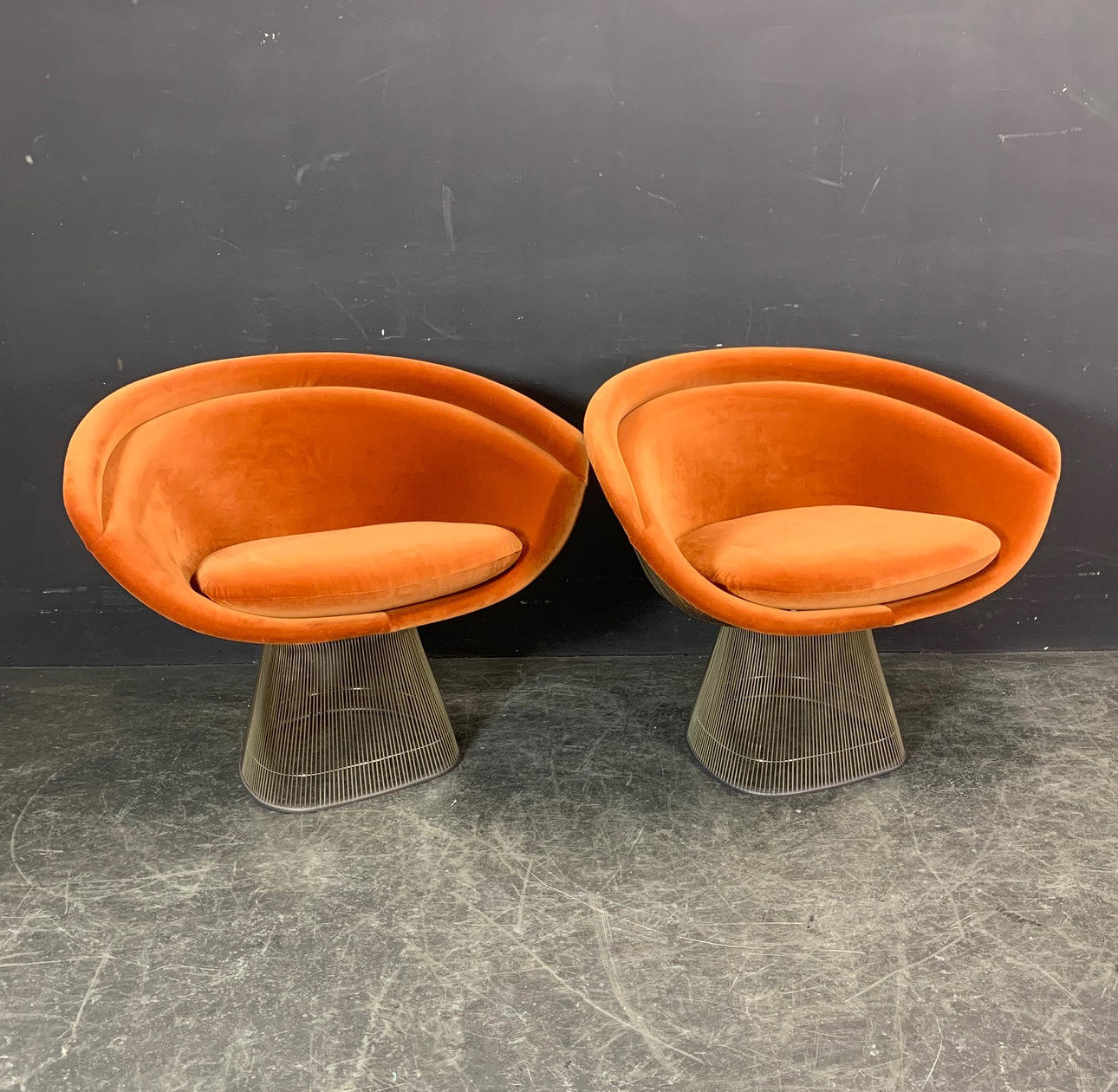 WARREN PLATNER. 2 SILLAS PARA KNOLL.