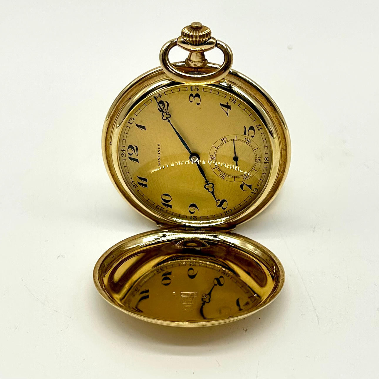 LONGINES LOMMEUR - 585 GULD - KASSETTS DIAMETER: CA. 5 cm.