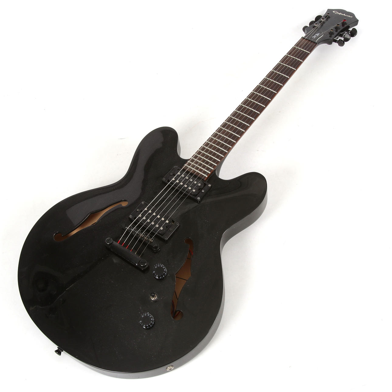 GITARRE, Epiphone Dot Studio/Bk China, 2000er Jahre.