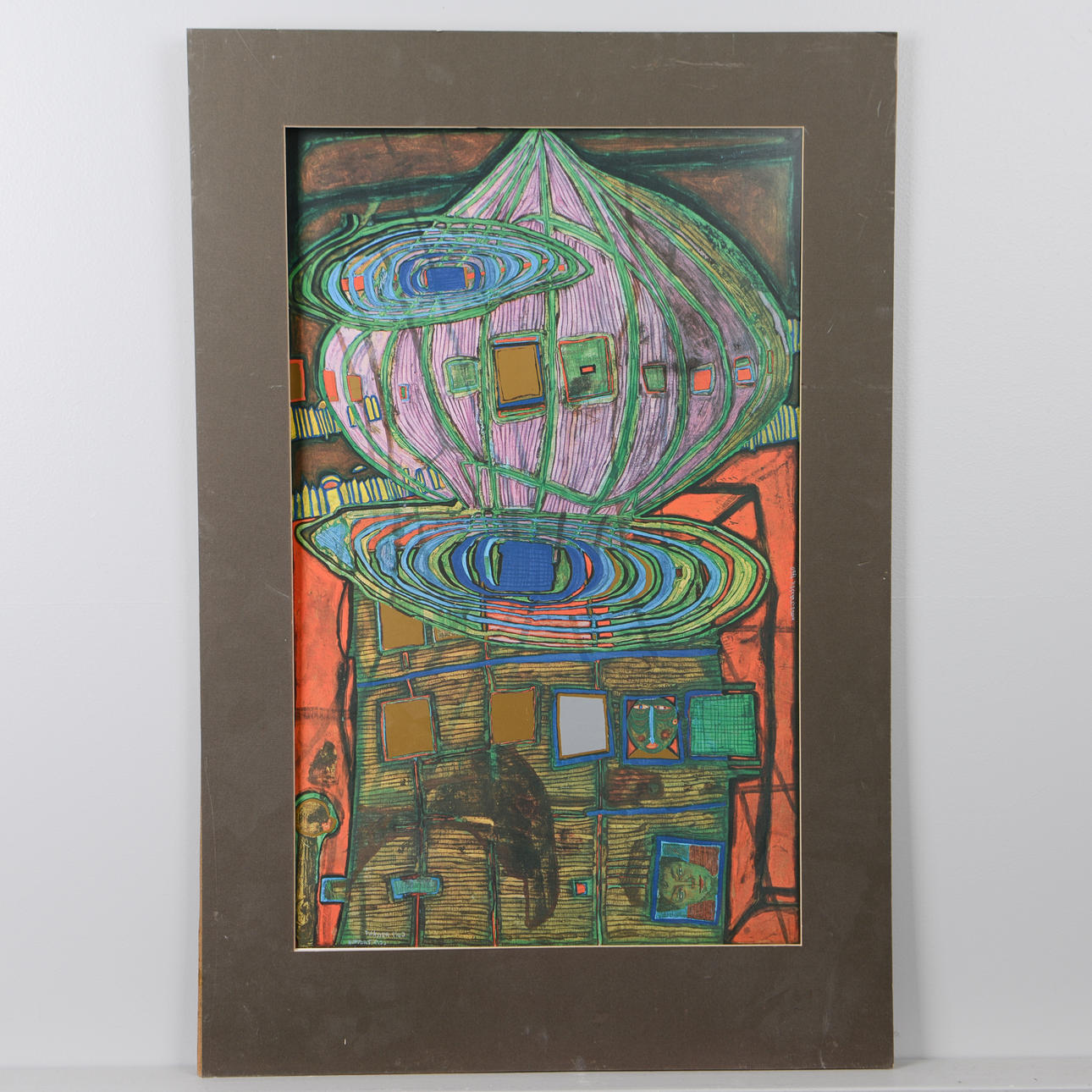 FRIEDENSREICH HUNDERTWASSER. (Nachher) drücken.