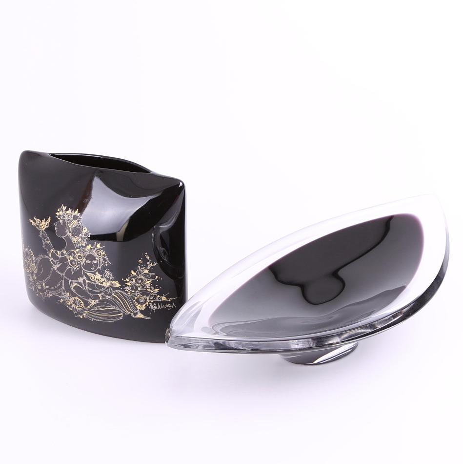 FAT glas, Vicke LIndstrand, Kosta, VAS, porslin, Björn Wiinblad, Rosenthal.