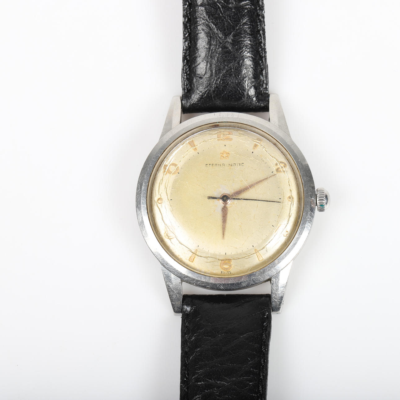 ARMBANDUHR, Eterna Matic, Stahl.