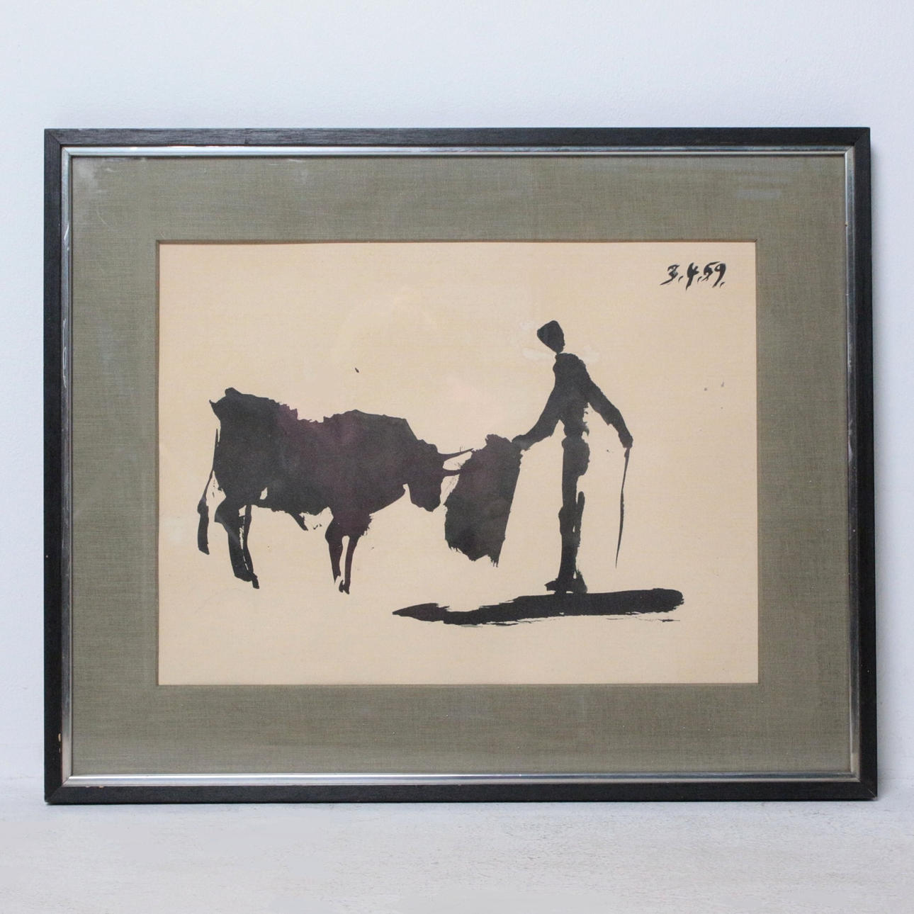 PABLO PICASSO. 'Toros Y Toreros', tryck.