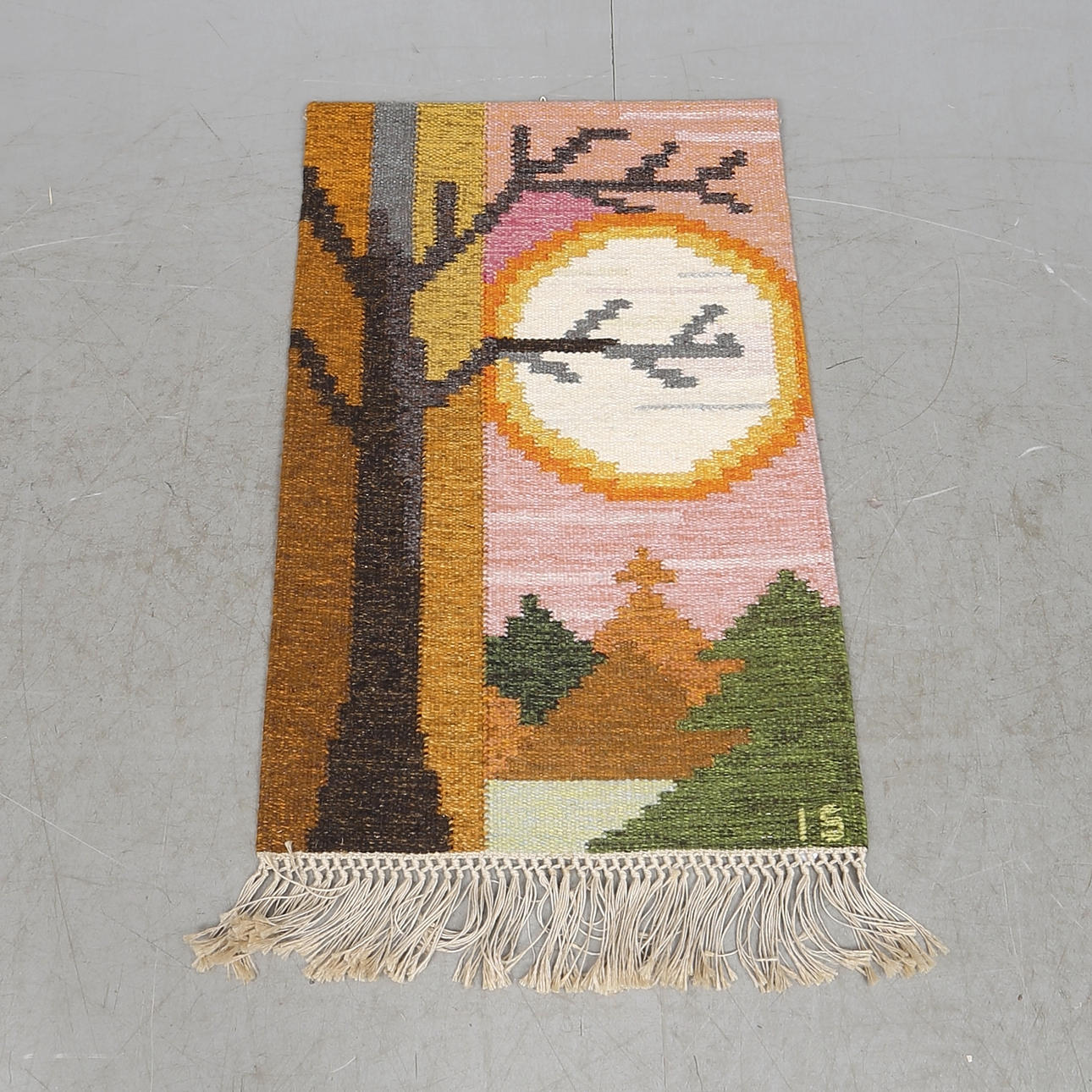 BONAD, röllakan, "Augustimåne", Ingegerd Silow, signerad IS.