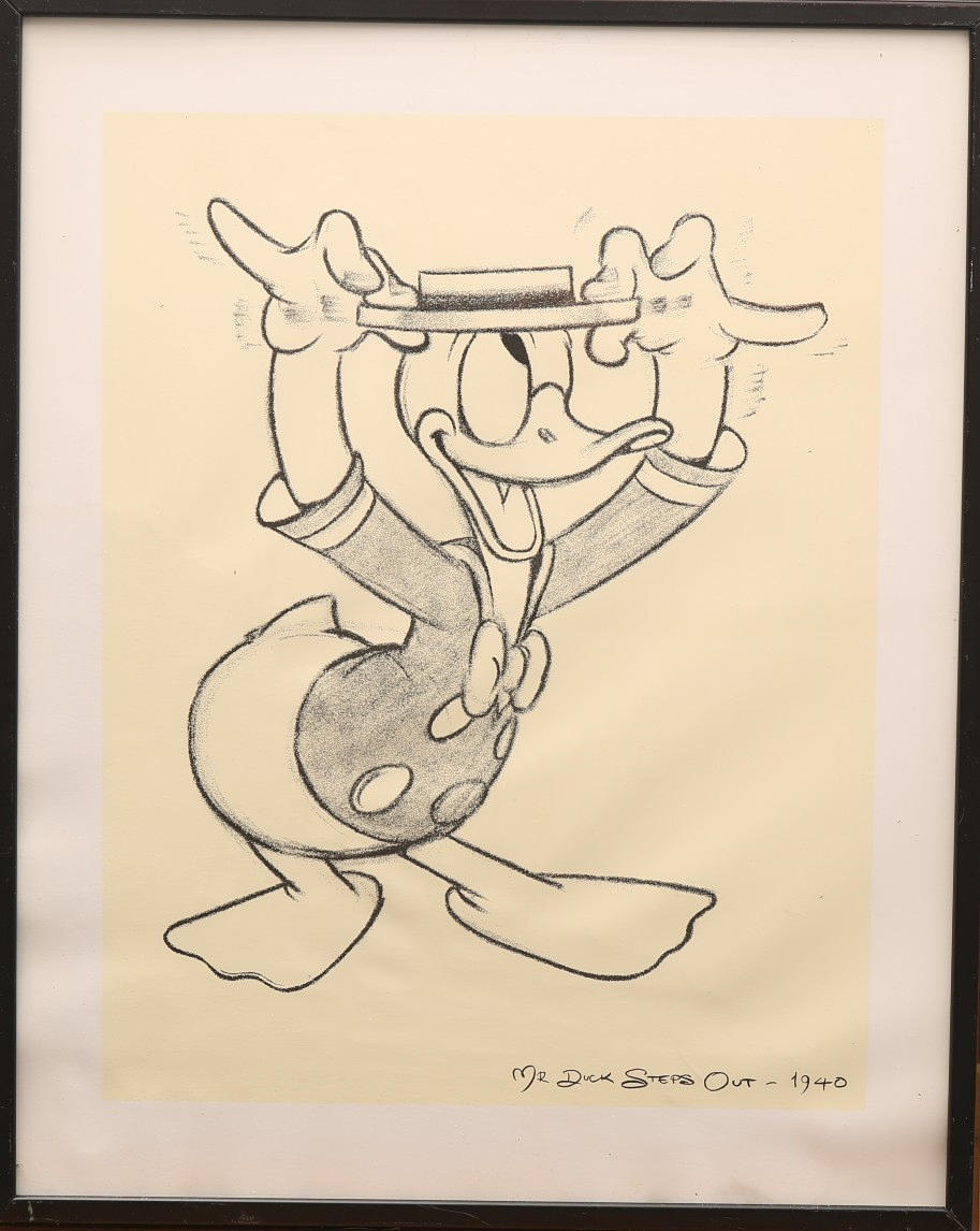 PAINT, print, Donald Duck, "Mr Duck steps out".
