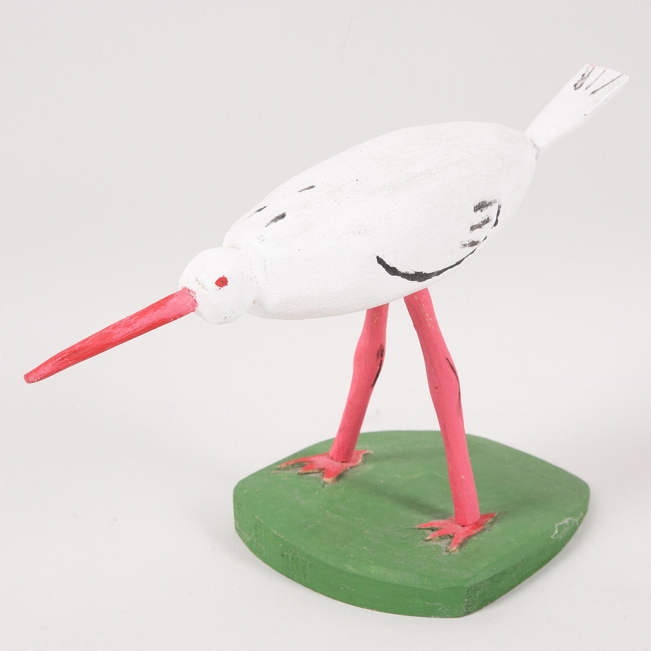 BERTIL MOBERG. Holzfigur, Vogel.