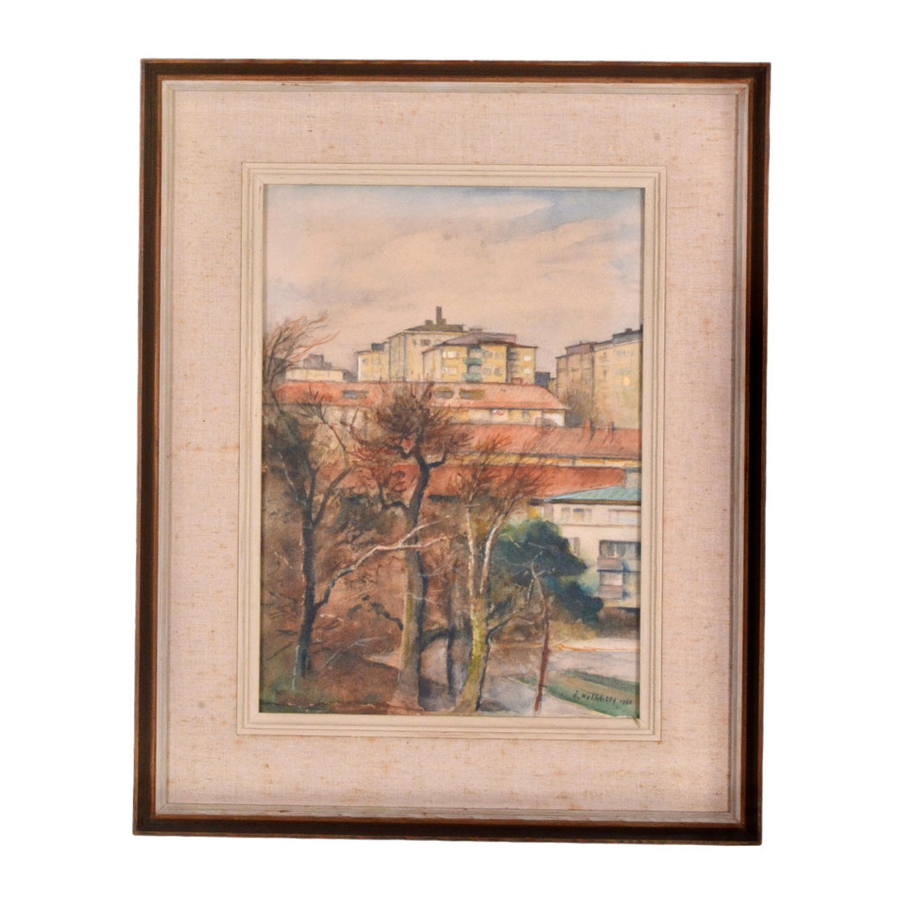 ÅKE NOTHBERG. Gouache.