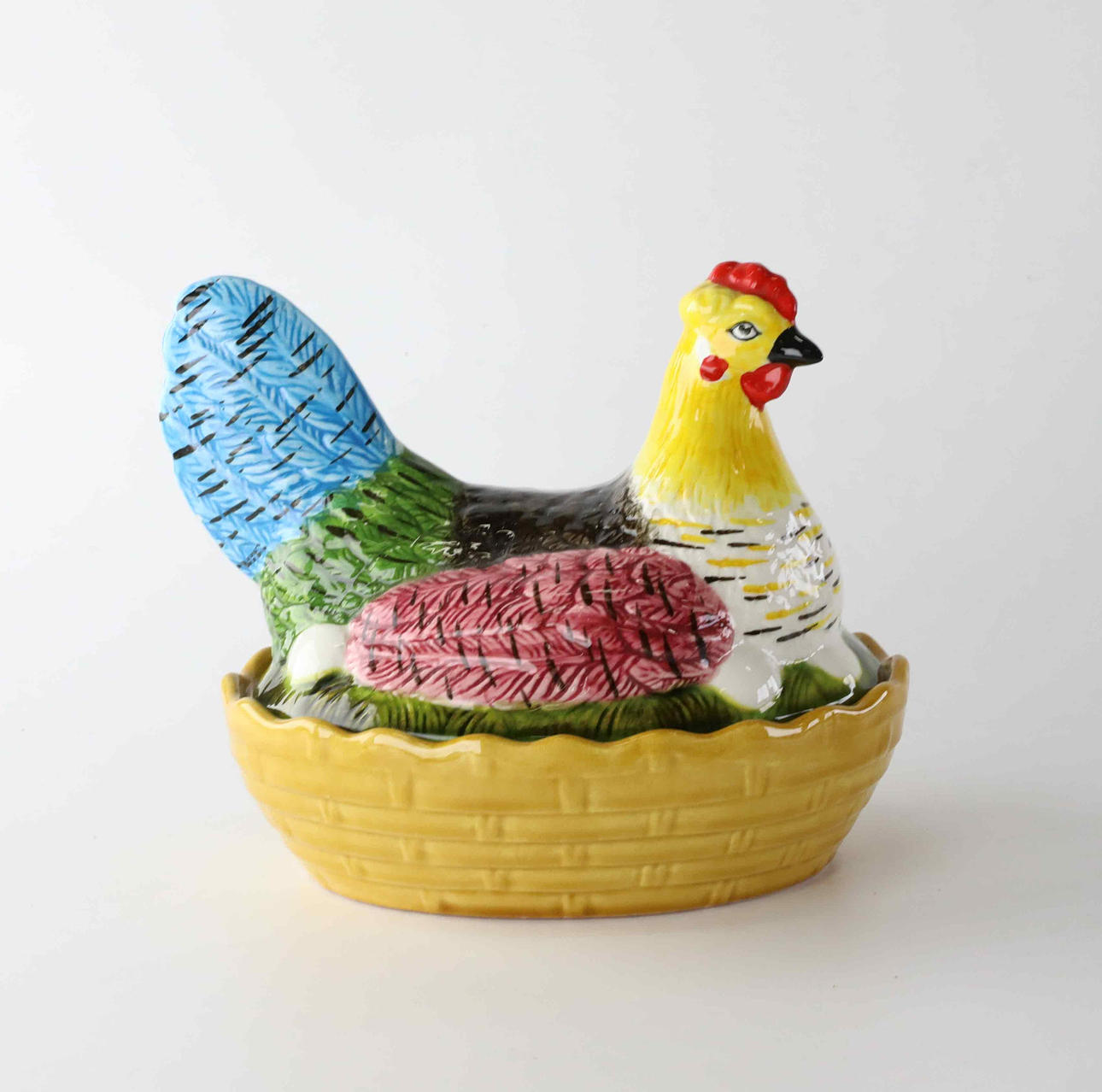 ÄGGHÖNA, porslin, 1900-tal.