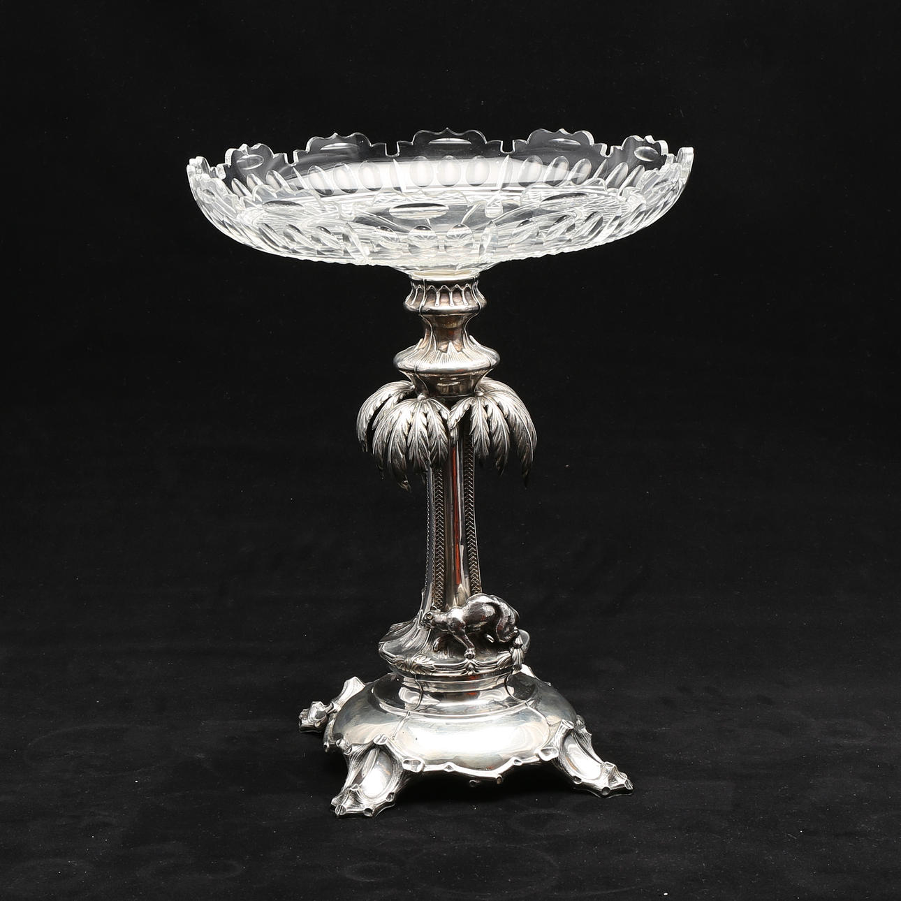 BORDSUPPSATS, silver, Gustaf Adolf Cedergren, Stockholm, 1871.