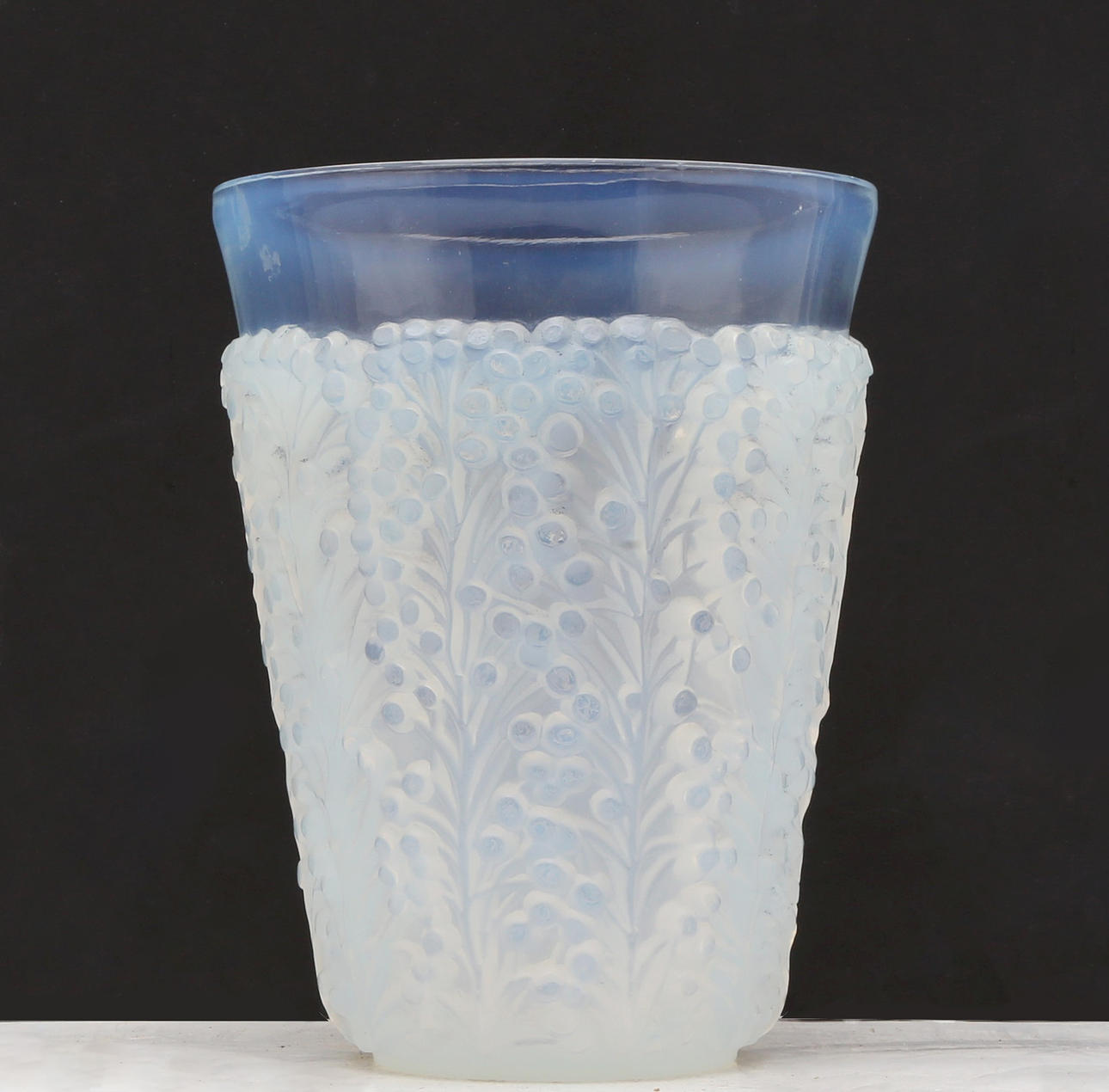 RENÉ LALIQUE. "Saint-Tropez" vase.