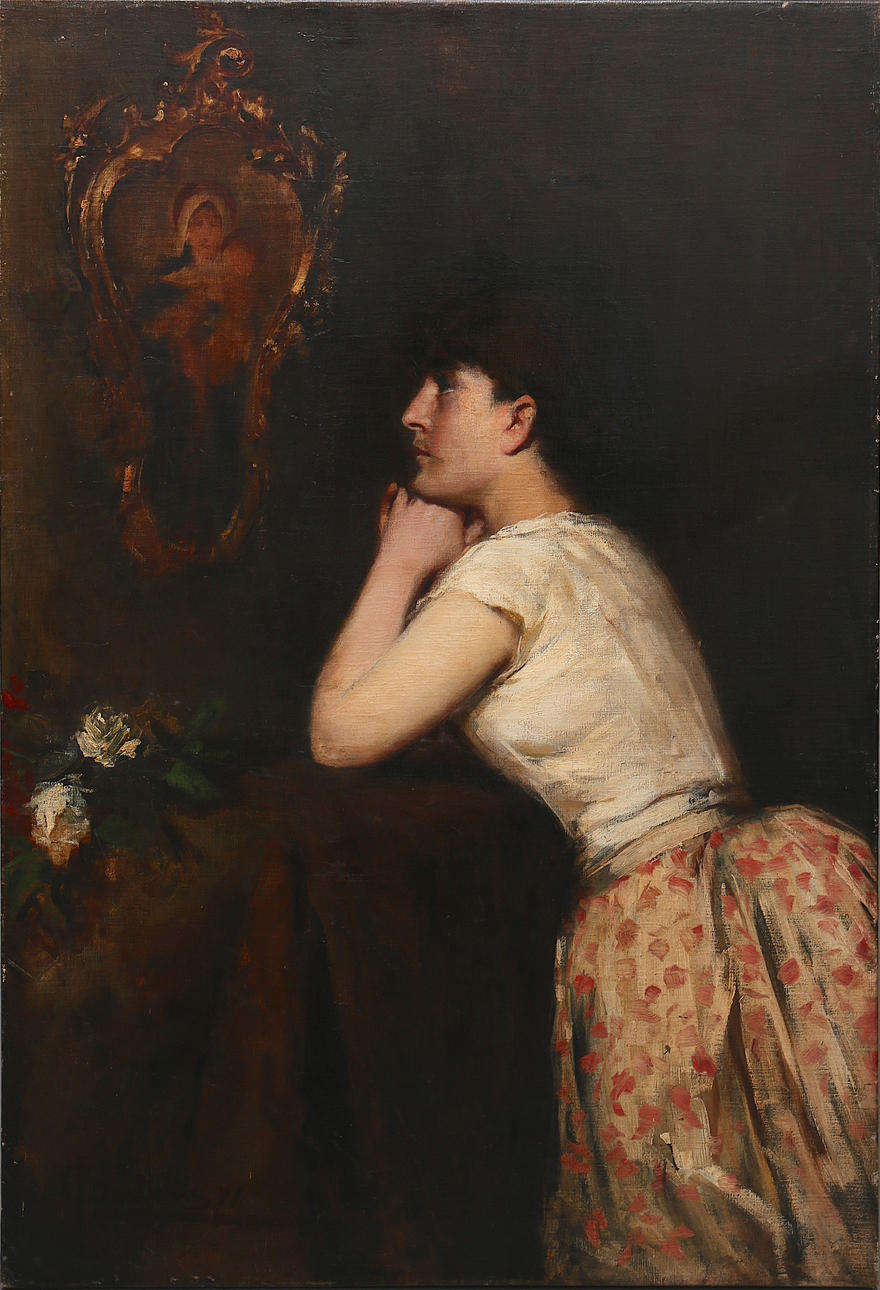 CARLO BARBERIS. A girl.